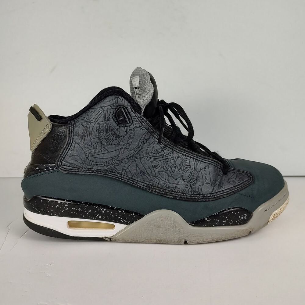 Air Jordan Dub Zero "Classic Charcoal" retro streetwear sneakers mens 8.5